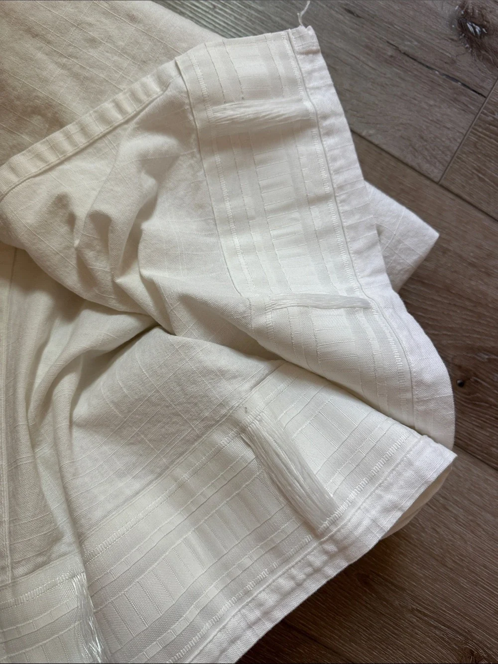 Neutral Cream shower curtain - Home Accents